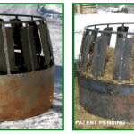 Wasteless Cattle Hay Feeder